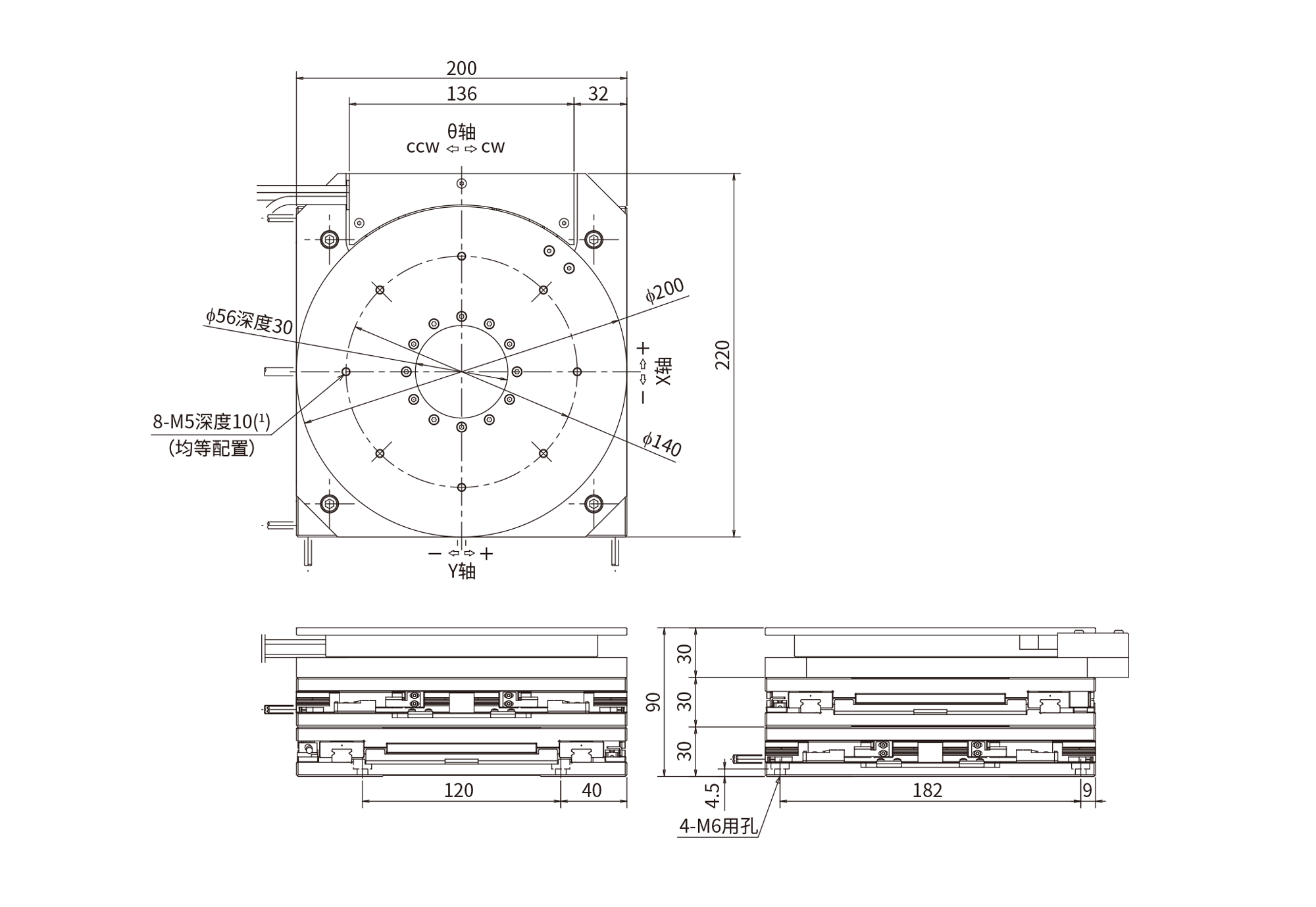 校准工作台SA200DE/XYS