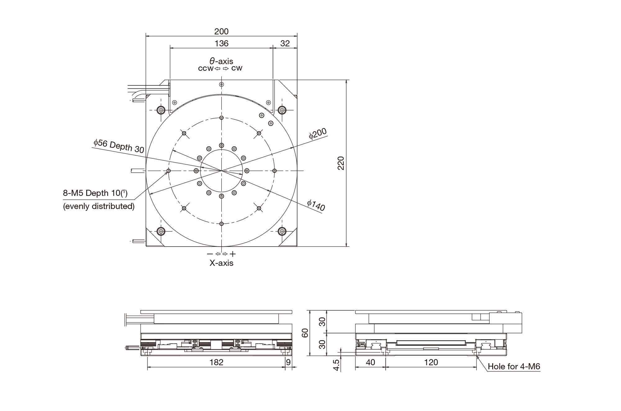 Alignment Stage SA200DE/XS