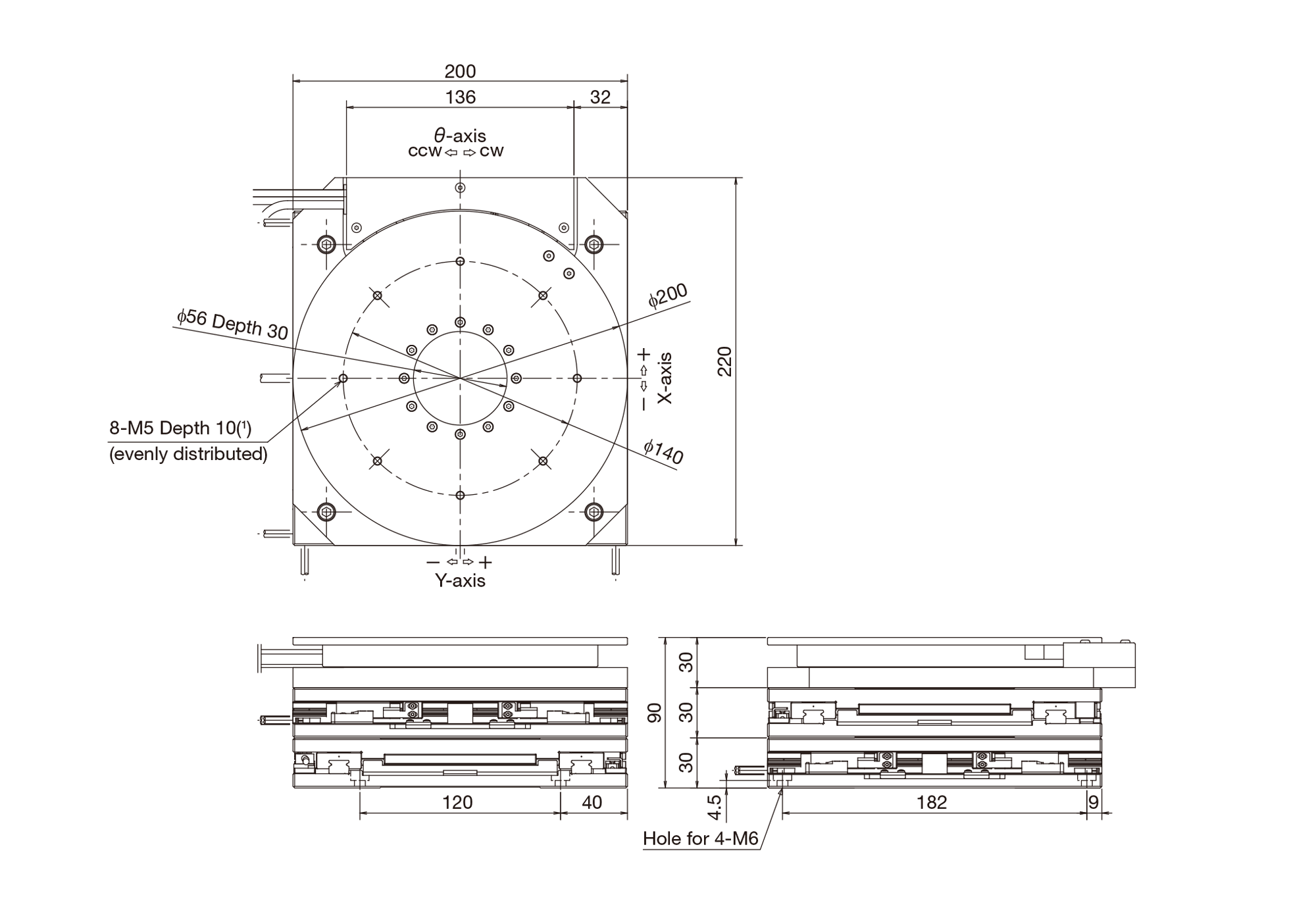 Alignment Stage SA200DE/XYS